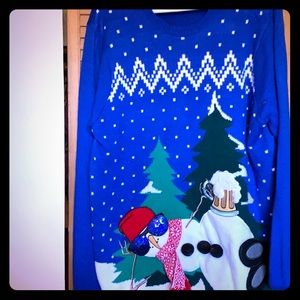 ⭐️Ugly Christmas sweater. Worn one time.